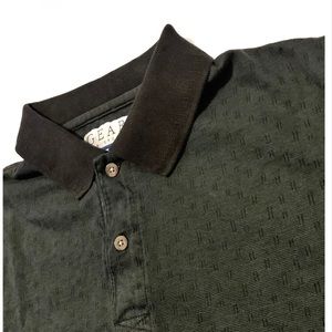 Dark Green + Black Polo